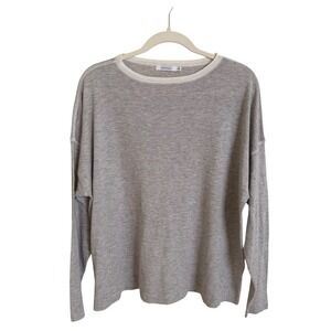 MERSEA Catalina Long Sleeve Sweater‎ Light Grey One Size Boxy Fit  Loungewear